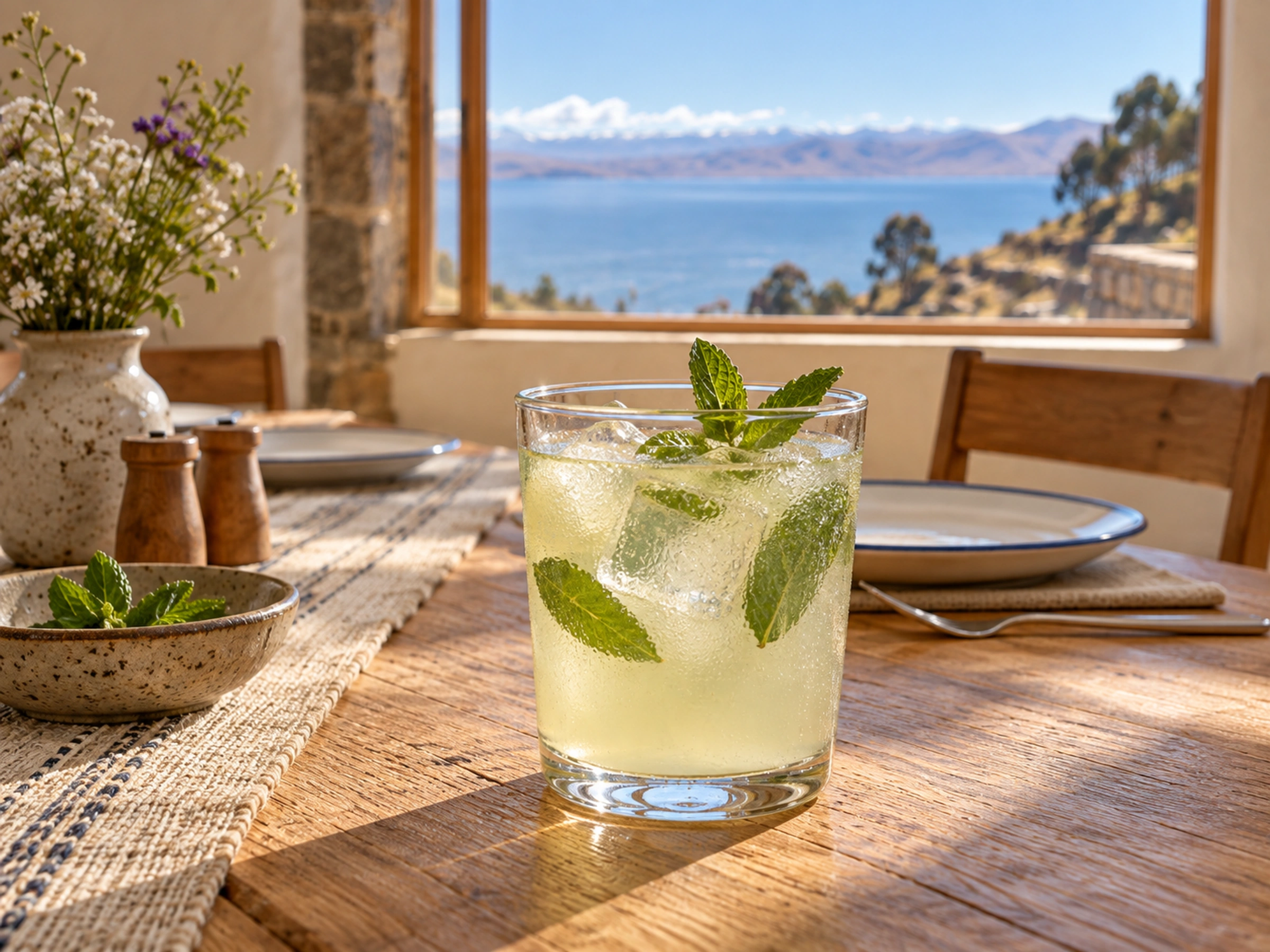 Mint lemonade