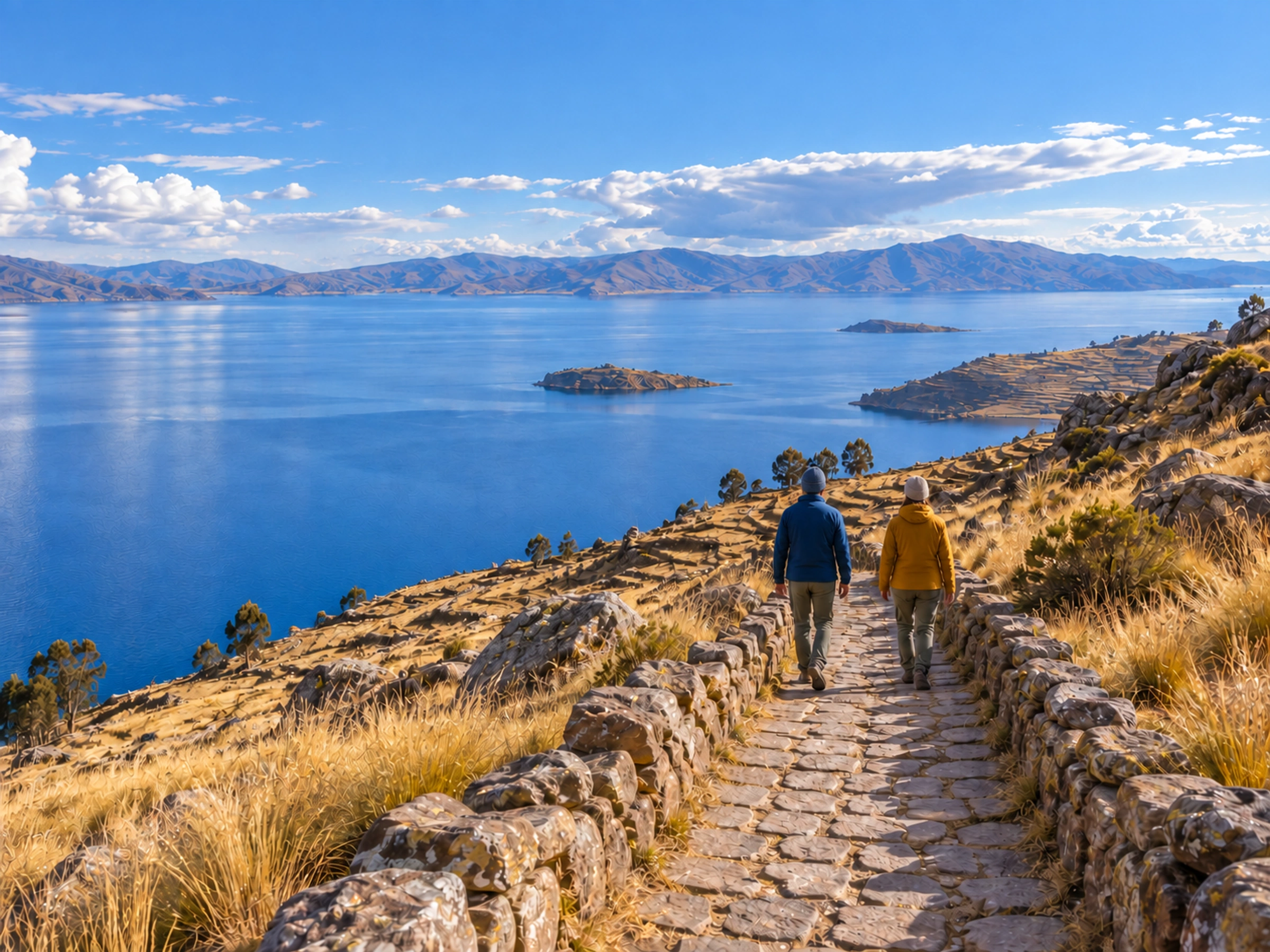Taquile paths and horizons