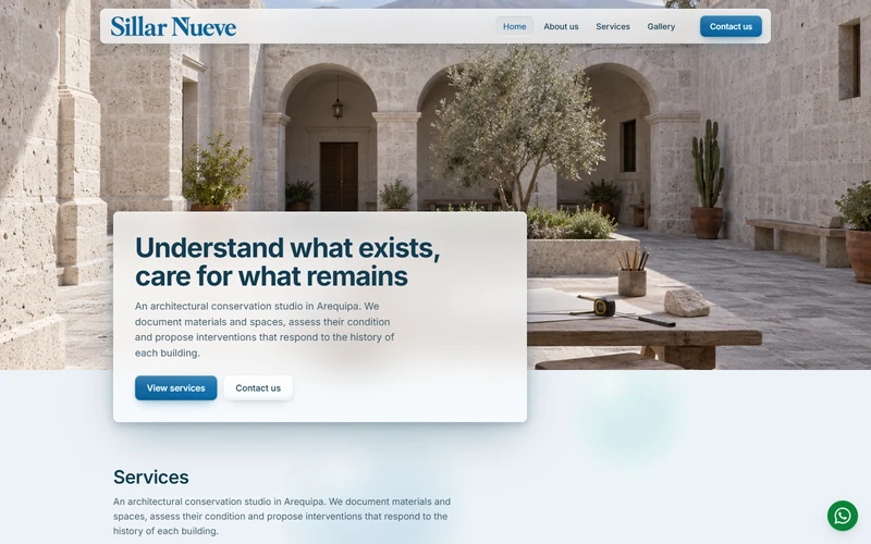 Preview of Informational website Aero Glass