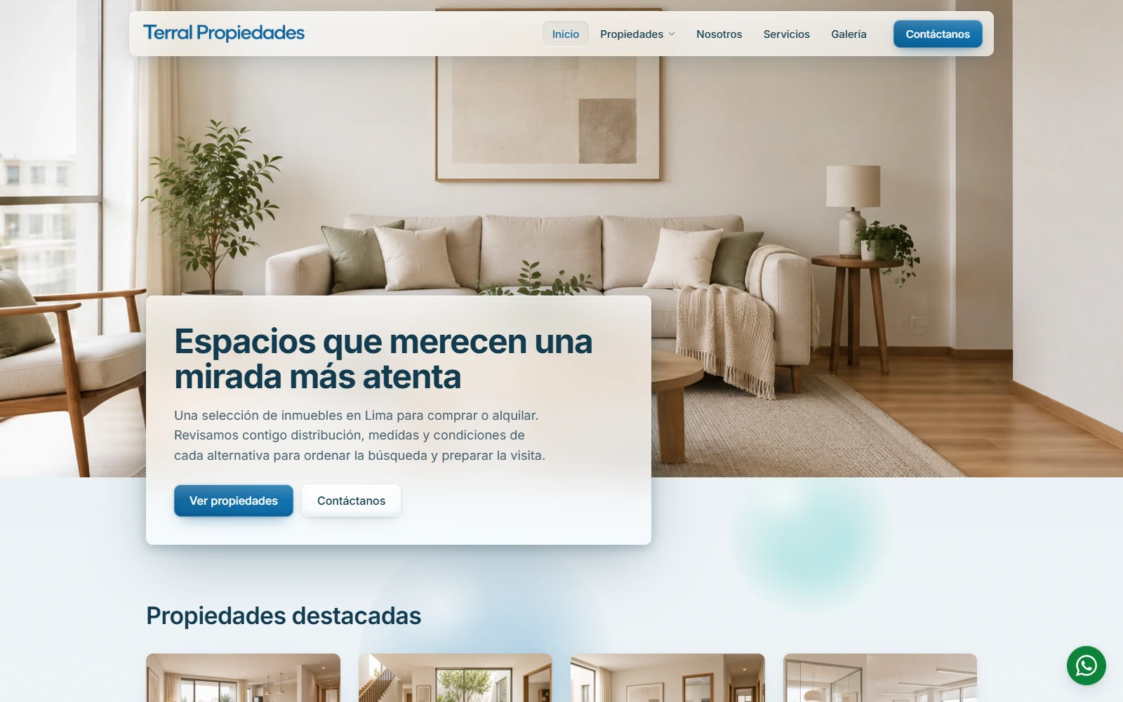 Vista previa de Inmobiliaria Aero Glass