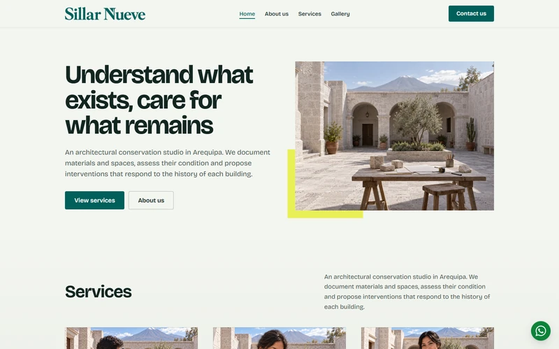 Preview of Informational website Editorial
