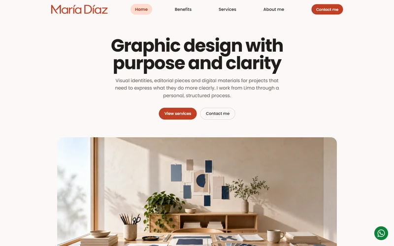 Preview of Landing page Minimal