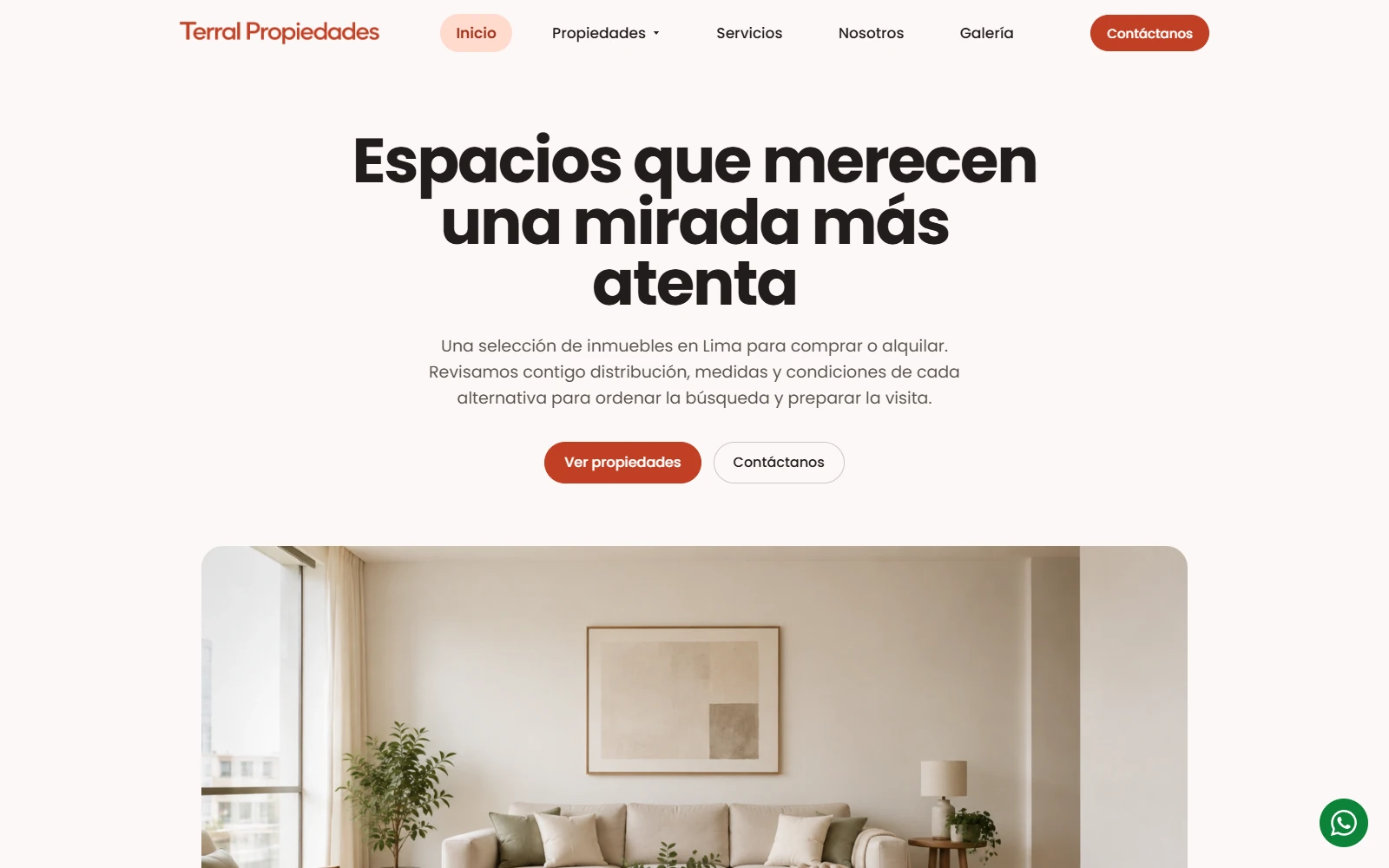 Vista previa de Inmobiliaria Minimal