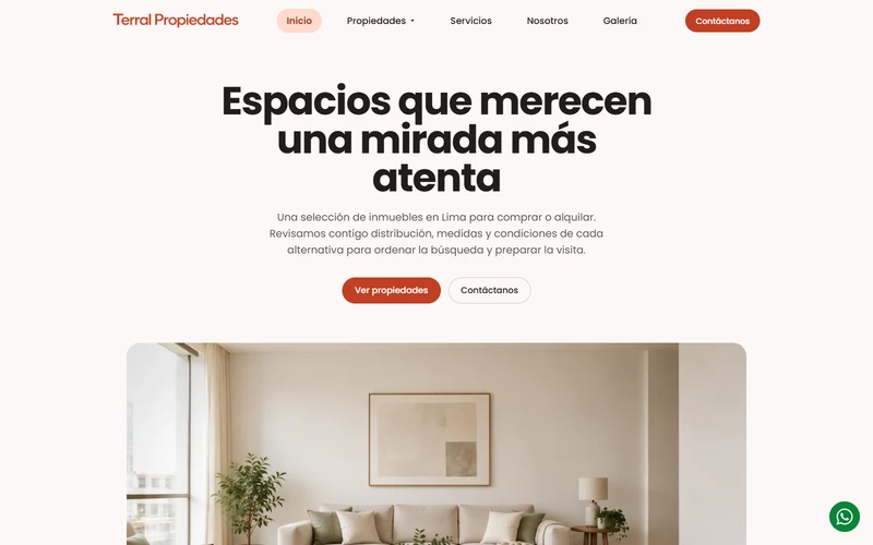 Vista previa de Inmobiliaria Minimal
