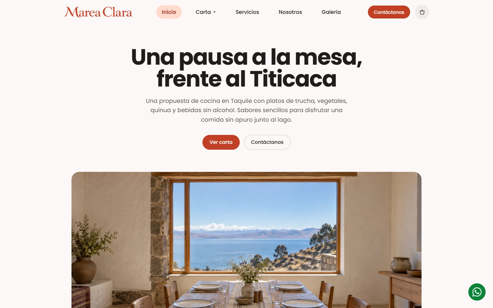 Vista previa de Restaurante Minimal
